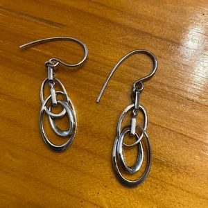 Lux Bond & Green Sterling Silver Drop Earrings